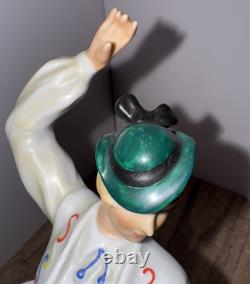 SCHAUBACH KUNST RARE Dancing LadyFigurineGermanyVintageART DECO 8.5 Tall