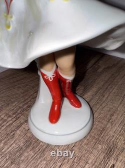 SCHAUBACH KUNST RARE Dancing LadyFigurineGermanyVintageART DECO 8.5 Tall