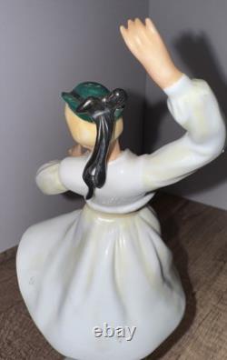 SCHAUBACH KUNST RARE Dancing LadyFigurineGermanyVintageART DECO 8.5 Tall