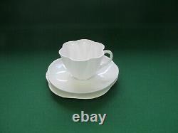 SHELLEY 21pc tea set. English bone china, porcelain/ Dainty-White/ Art-deco