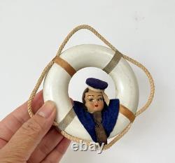 Sailor Lady Ornament Navy Bathing Beauty Woman Figurine Art Deco
