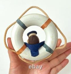 Sailor Lady Ornament Navy Bathing Beauty Woman Figurine Art Deco