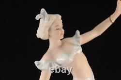 Schaubach-Kunst Wallendorf German Art Deco 1202 Dancing Lady Porcelain Figurine