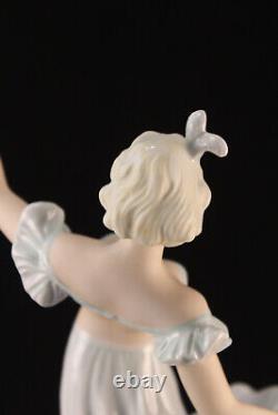 Schaubach-Kunst Wallendorf German Art Deco 1202 Dancing Lady Porcelain Figurine