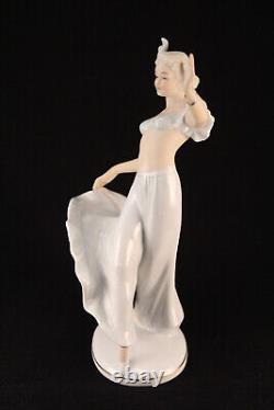 Schaubach-Kunst Wallendorf German Art Deco 1202 Dancing Lady Porcelain Figurine