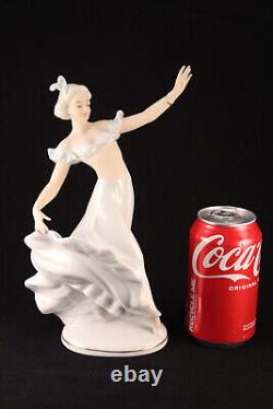 Schaubach-Kunst Wallendorf German Art Deco 1202 Dancing Lady Porcelain Figurine