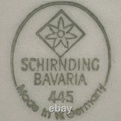 Schirnding Porcelain Art Deco Wave & Shell Dinnerware for 6 1974-1989 Germany
