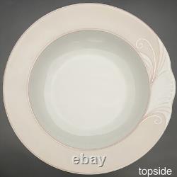 Schirnding Porcelain Art Deco Wave & Shell Dinnerware for 6 1974-1989 Germany