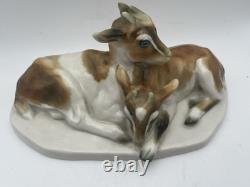 Schwarzburger Werkstaetten Porcelain Baby Goats