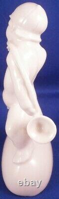 Schwarzburger Werkstaetten Porcelain Putto Horn Figure Figurine Porzellan Figur