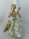 Seated Ballerina With Mirror Wallendorf 1764 Germany Art Deco Porcelain 1396/0