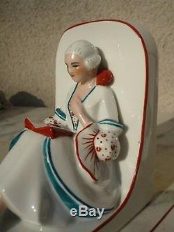 Serre Livre Art Deco Porcelaine Boulogne Sur Mer Henri Delcourt (robj Tharaud)