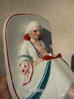 Serre Livre Art Deco Porcelaine Boulogne Sur Mer Henri Delcourt (robj Tharaud)