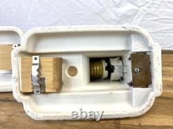Set (2) Paulding White Porcelain Sconces 1930's-1950's Art Deco/MCM MINT