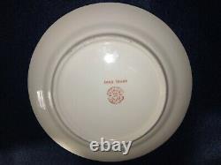 Set Of 4 Erphila Art Deco Porcelain Plates Royal Scot 7.5 Round Rare