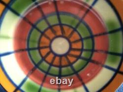 Set Of 4 Erphila Art Deco Porcelain Plates Royal Scot 7.5 Round Rare