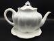 Shelley Fine Bone China'dainty White' Shape (1925-45) Teapot With Trivet Vgc