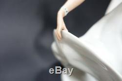 Shlf SCHAUBACH KUNST DECO LADY DANCER IN BIKINI TOP, 10 HIGH porcelain figure