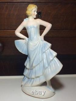 Sitzendorf Porcelain Art Deco Dancer Figurines Made in Germany
