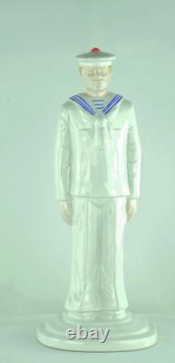 Statue Figurine Marine Art Deco Style Art Nouveau Style Porcelain Enamels