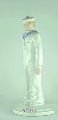 Statue Figurine Marine Art Deco Style Art Nouveau Style Porcelain Enamels Statue Figurine Marine Art Deco Style Art Nouveau Style Porcelain Enamels
