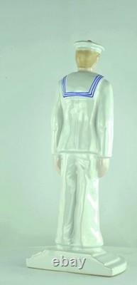 Statue Figurine Marine Art Deco Style Art Nouveau Style Porcelain Enamels Statue Figurine Marine Art Deco Style Art Nouveau Style Porcelain Enamels