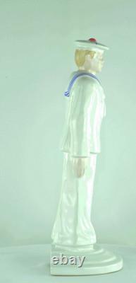 Statue Figurine Marine Art Deco Style Art Nouveau Style Porcelain Enamels