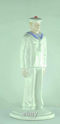 Statue Figurine Marine Art Deco Style Art Nouveau Style Porcelain Enamels