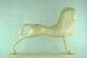 Statue Figurine Cheval Etrusque Animalier Style Art Deco Porcelaine Craquele