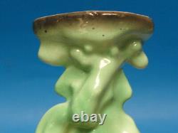 Stunning Art Deco Czech Czechoslovakia Pottery Vase 5