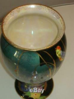 Stunning Carlton Ware Art Deco Nightingale 3562 Porcelain Vase