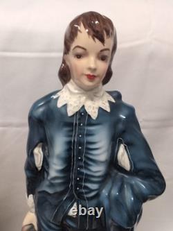 Super Pair Florence Ceramics Pasadena California Figurines Pinkie and Blue Boy
