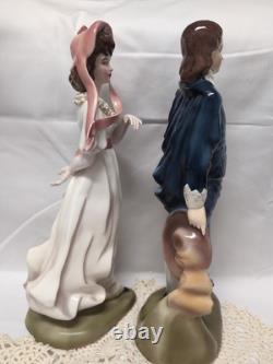 Super Pair Florence Ceramics Pasadena California Figurines Pinkie and Blue Boy