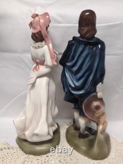 Super Pair Florence Ceramics Pasadena California Figurines Pinkie and Blue Boy