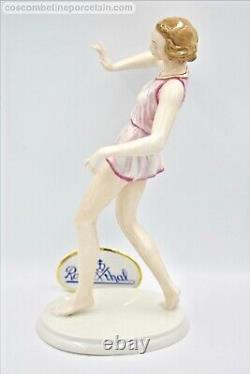 Superb Art Deco Rosenthal porcelain figurine Olympian Runner Gustav Oppel 30cm