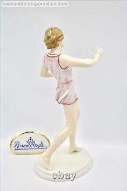 Superb Art Deco Rosenthal porcelain figurine Olympian Runner Gustav Oppel 30cm