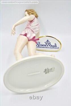 Superb Art Deco Rosenthal porcelain figurine Olympian Runner Gustav Oppel 30cm