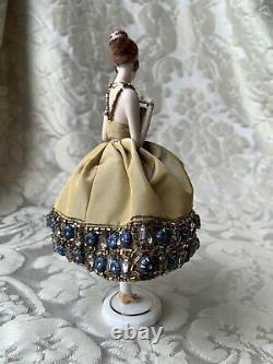 Superb Half-doll/demi-figurine/teepuppe/art Deco/ Pincushion Doll/flapper/fasold