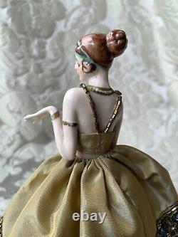 Superb Half-doll/demi-figurine/teepuppe/art Deco/ Pincushion Doll/flapper/fasold