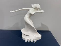 Theo Vos HUTSCHENREUTHER ART DECO PORCELAIN FIGURE OF A DANCER circa 1925 (DDZ)