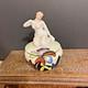 Trico China Nagoya Japan Art Deco Nude Lady Vanity Dresser Trinket Powder Box