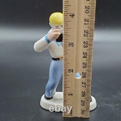 USSR Porcelain Figurine Young Sailor Photographer Miniature Decorative ZHK