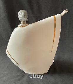 VERY RARE Tengra Porcelanas M. Requena Valencia Spain Art Deco Porcelain n Gold