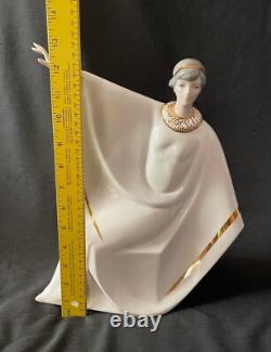 VERY RARE Tengra Porcelanas M. Requena Valencia Spain Art Deco Porcelain n Gold