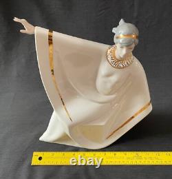 VERY RARE Tengra Porcelanas M. Requena Valencia Spain Art Deco Porcelain n Gold