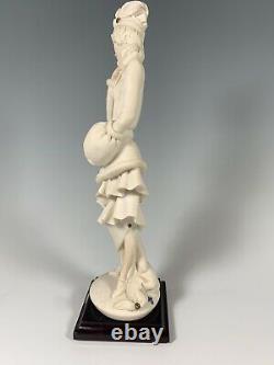 VTG'87 Giuseppe Armani Capodimonte Florence Figurine Lady With Muff 0408F