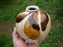 Vase Boule Camille Tharaud Emaux Porcelaine De Limoges Ceramique Art Deco 1930