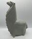 Very Rare Lenox Llama Art Deco Style Vintage Gray Grey Figurine Glossy 1960s