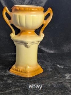 Very Rare 1920s Antique Bud Vase Czech VTG Hand-Painted Art Deco Porcelain