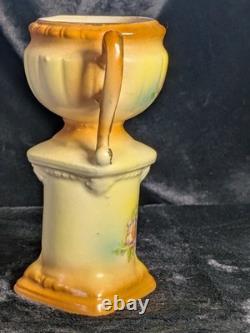 Very Rare 1920s Antique Bud Vase Czech VTG Hand-Painted Art Deco Porcelain